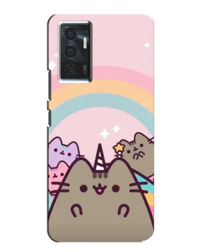 Чехол для Vivo V23e с картинкой «Единорог Pusheen»