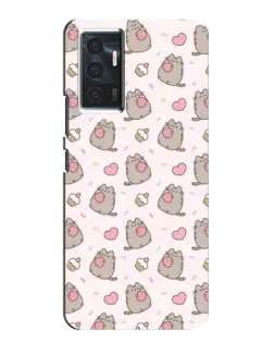 Чехол для Vivo V23e с картинкой «Пушин и сладости»