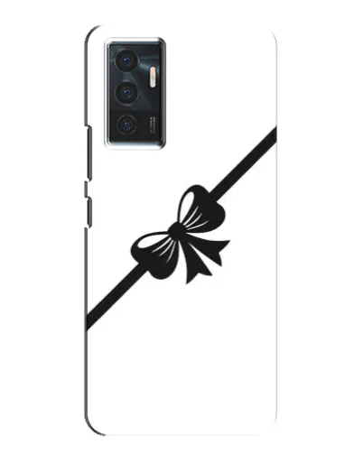 Чехол для Vivo V23e с картинкой «Диагональный бант»