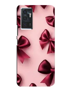 Чехол для Vivo V23e с картинкой «Бордовый атлас»