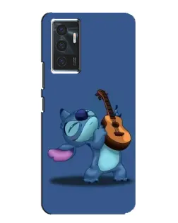 Чехол для Vivo V23e с картинкой «Стич с укулеле»