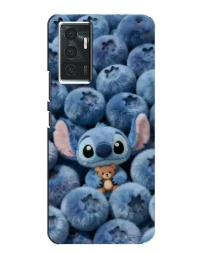 Чехол для Vivo V23e с картинкой «Стич и голубика»