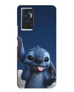 Чехол для Vivo V23e с картинкой «Стич в облаках»