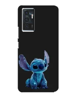 Чехол для Vivo V23e с картинкой «Стич на черном»