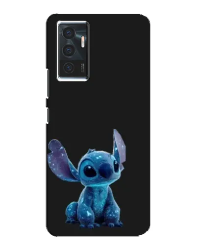 Чехол для Vivo V23e с картинкой «Стич на черном»
