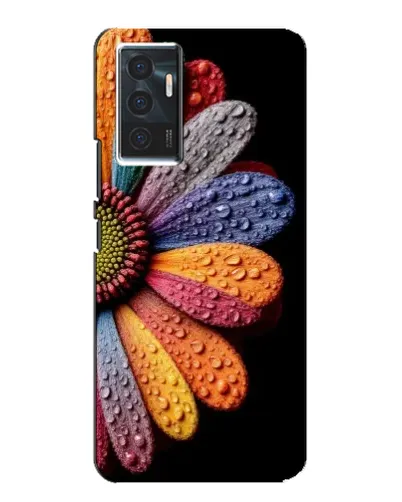 Чехол для Vivo V23e с картинкой «Радужный цветок»