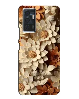 Чехол для Vivo V23e с картинкой «Бежевый флористический декор» Чехол для Vivo V23e с картинкой «Бежевый флористический декор»