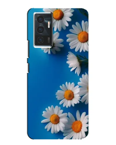 Чехол для Vivo V23e с картинкой «Белоснежные маргаритки»