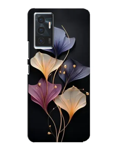 Чехол для Vivo V23e с картинкой «Лиловые цветы грации»