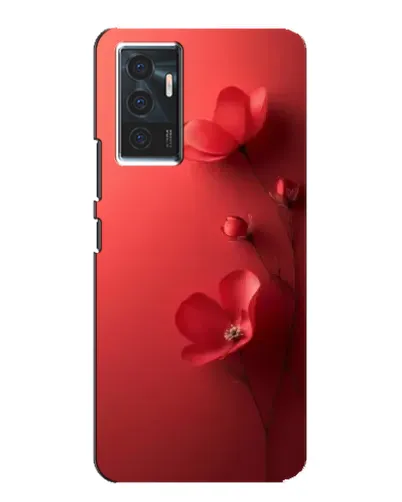 Чехол для Vivo V23e с картинкой «Маковые соцветия»