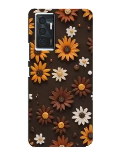Чехол для Vivo V23e с картинкой «Узор из маленьких подсолнухов» Чехол для Vivo V23e с картинкой «Узор из маленьких подсолнухов»