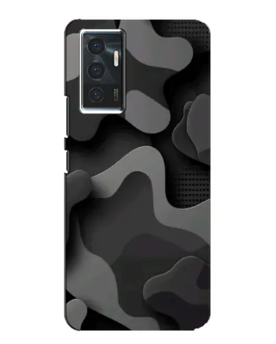 Чехол для Vivo V23e с картинкой «Темный абстрактный камуфляж» Чехол для Vivo V23e с картинкой «Темный абстрактный камуфляж»