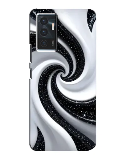 Чехол для Vivo V23e с картинкой «Черно-белая спираль» Чехол для Vivo V23e с картинкой «Черно-белая спираль»