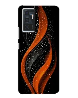 Чехол для Vivo V23e с картинкой «Огненная звездная волна»