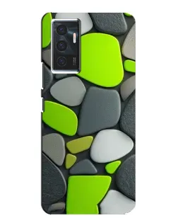 Чехол для Vivo V23e с картинкой «Яркая неоновая галька»