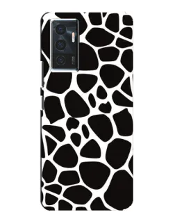 Чехол для Vivo V23e с картинкой «Черно-белый жираф»