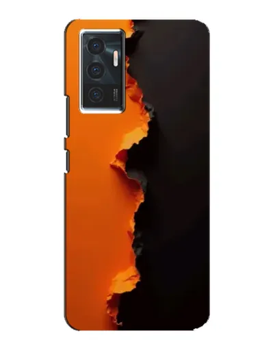 Чехол для Vivo V23e с картинкой «Оранжевый разлом» Чехол для Vivo V23e с картинкой «Оранжевый разлом»