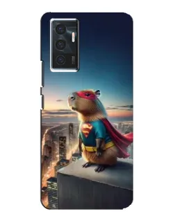 Чехол для Vivo V23e с картинкой «Капи-мен супергерой»