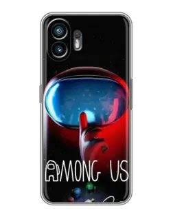 Чехол для Vivo V60e с картинкой «Красный импостер — макро» Чехол для Vivo V60e с картинкой «Красный импостер — макро»