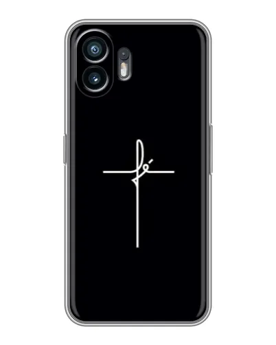 Чехол для Vivo V70 Lite с картинкой «Тонкий крест» Чехол для Vivo V70 Lite с картинкой «Тонкий крест»