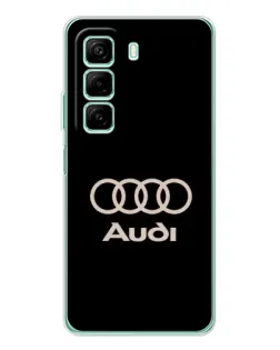 Чохол для Vivo Y400 з картинкою «Audi — золотий логотип»
