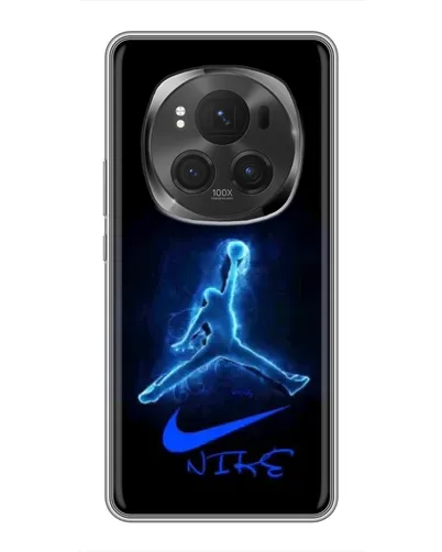 Чехол для Vivo X200 PRO с картинкой «Jordan Neon Blue»