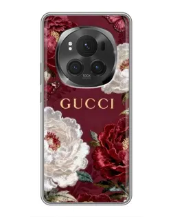 Чохол для Vivo X200 PRO з картинкою «Gucci — бордові троянди»