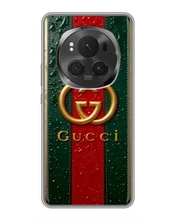 Чохол для Vivo X200 PRO з картинкою «Gucci — фірмова смуга та золото»