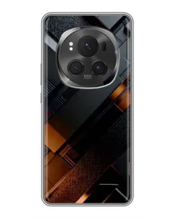 Чехол для Vivo X200 PRO с картинкой «Черные геометрические блоки»