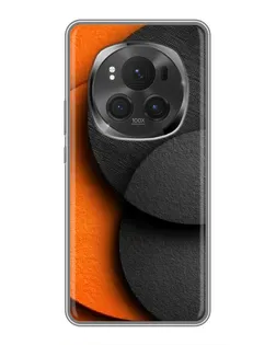 Чехол для Vivo X200 PRO с картинкой «Геометрия оранжевых кругов»
