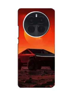 Чехол для Vivo X300s с картинкой «Cybertruck на Марсе»