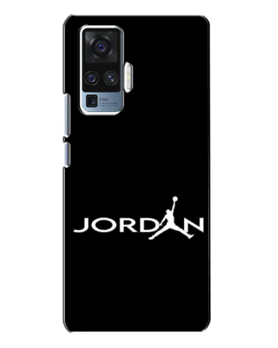 Чехол для Vivo X50 Pro с картинкой «Jordan White Logo»