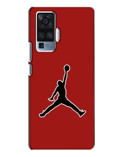Чехол для Vivo X50 Pro с картинкой «Jordan Red Back»