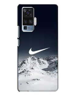Чехол для Vivo X50 Pro с картинкой «Nike — зимние горы»