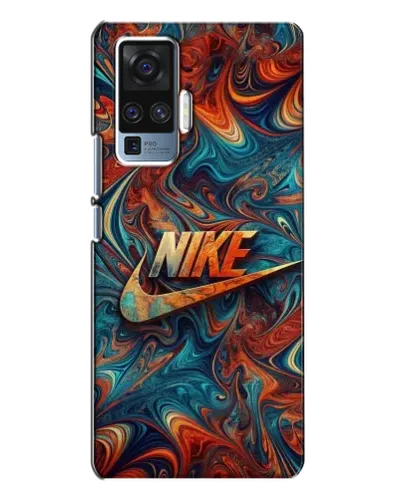 Чехол для Vivo X50 Pro с картинкой «Nike в абстракции»
