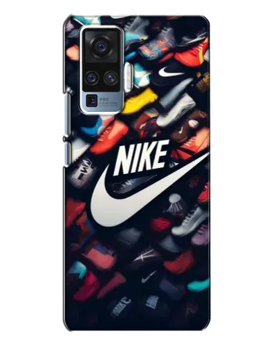 Чехол для Vivo X50 Pro с картинкой «Коллекция кроссовок Nike»