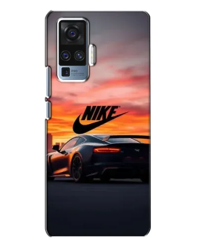 Чехол для Vivo X50 Pro с картинкой «Nike и суперкар»