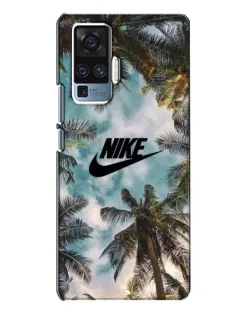 Чехол для Vivo X50 Pro с картинкой «Тропический принт Nike»