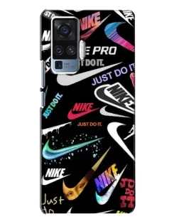 Чехол для Vivo X50 Pro с картинкой «Nike — роскошь»