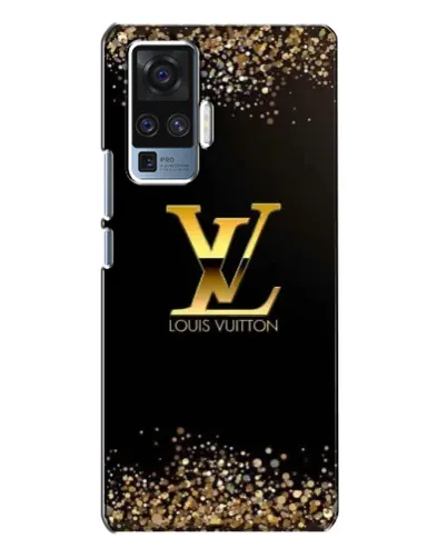 Чехол для Vivo X50 Pro с картинкой «LV — золотые искры»