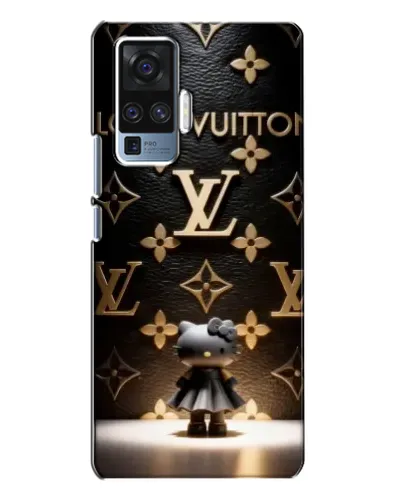 Чехол для Vivo X50 Pro с картинкой «Монограмма с фигурой»