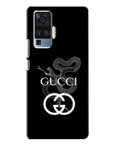 Чехол для Vivo X50 Pro с картинкой «Gucci — серебряная змея» Чехол для Vivo X50 Pro с картинкой «Gucci — серебряная змея»