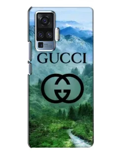 Чехол для Vivo X50 Pro с картинкой «Gucci — горный пейзаж»