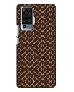 Чехол для Vivo X50 Pro с картинкой «Gucci — шоколадная сетка»