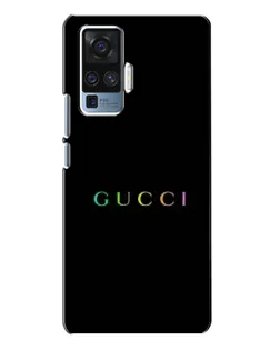 Чехол для Vivo X50 Pro с картинкой «Gucci — неоновый минимализм»