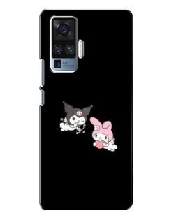 Чехол для Vivo X50 Pro с картинкой «My Melody и Kuromi» Чехол для Vivo X50 Pro с картинкой «My Melody и Kuromi»