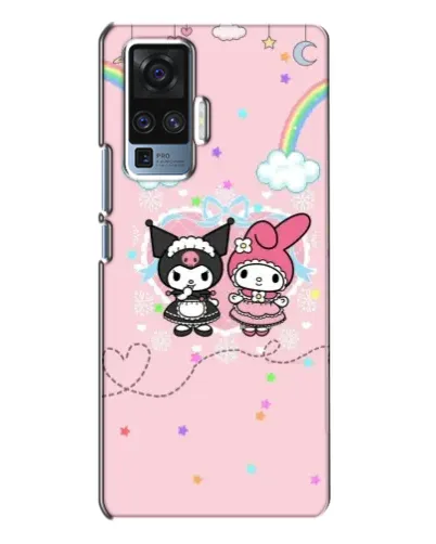 Чехол для Vivo X50 Pro с картинкой «My Melody и Kuromi»
