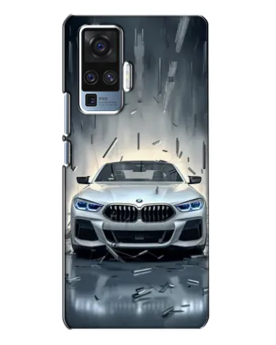 Чехол для Vivo X50 Pro с картинкой «BMW в свете фар» Чехол для Vivo X50 Pro с картинкой «BMW в свете фар»