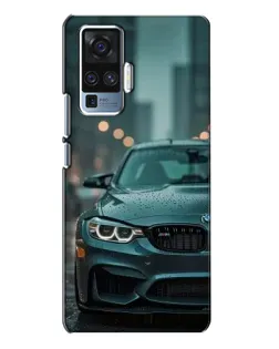 Чехол для Vivo X50 Pro с картинкой «BMW в огнях города»