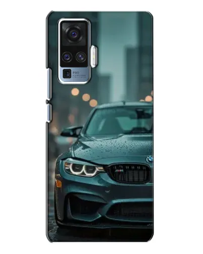 Чехол для Vivo X50 Pro с картинкой «BMW в огнях города» Чехол для Vivo X50 Pro с картинкой «BMW в огнях города»